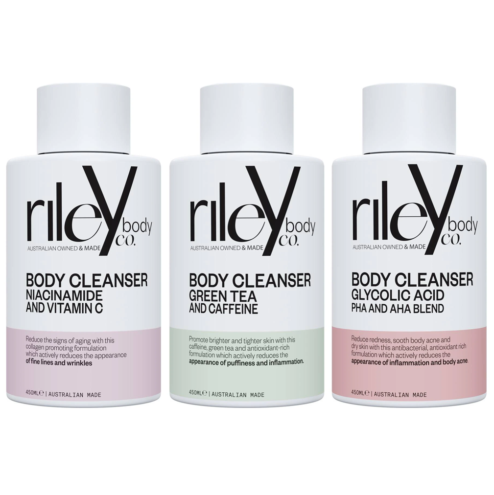Riley Body Co Body Wash Mix Pack (3 x 450ml)