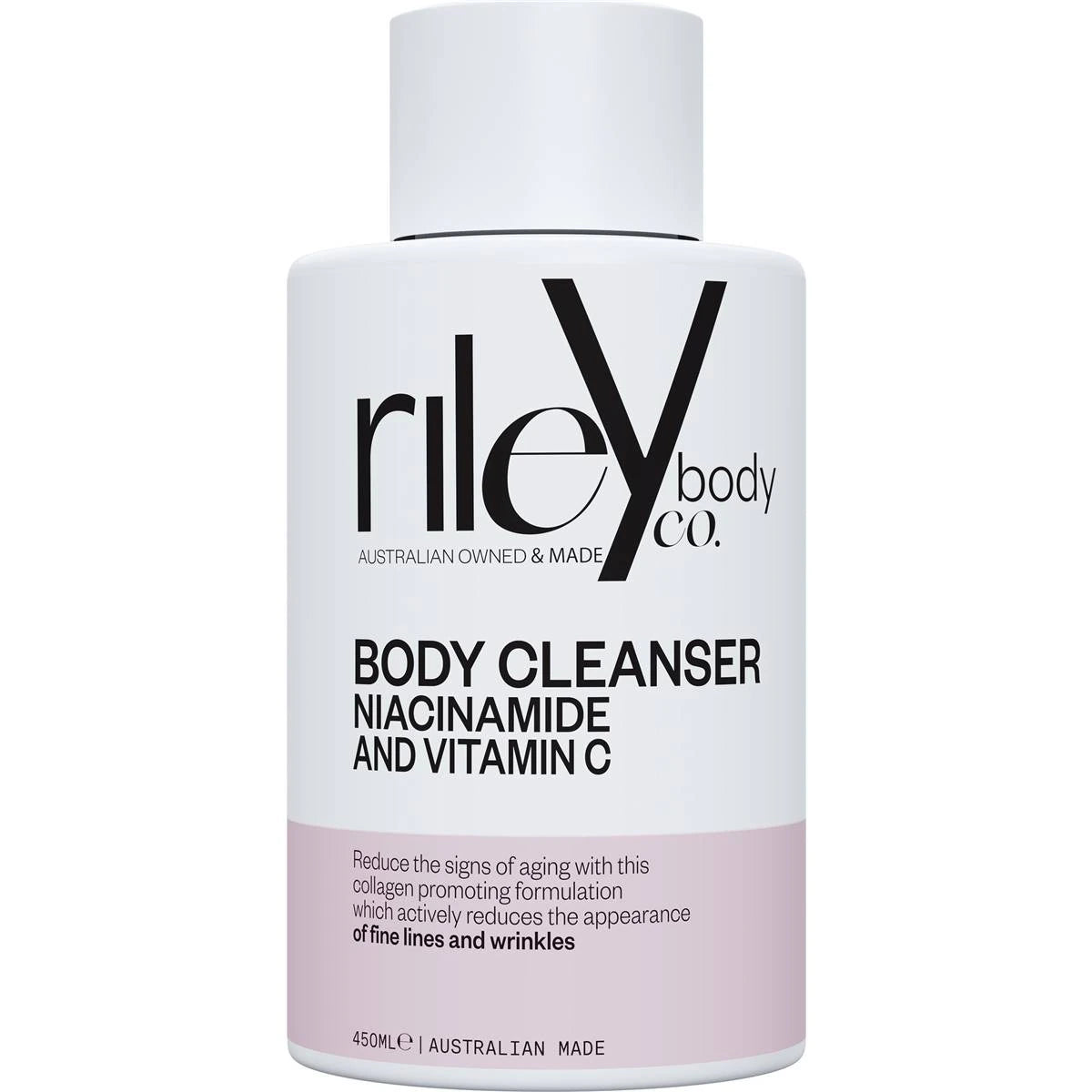 Riley Body Co Niacinamide & Vitamin C Body Wash (3 x 450ml)